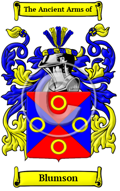 Blumson Family Crest/Coat of Arms