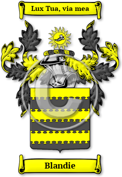Blandie Family Crest Download (jpg) Legacy Series - 150 DPI
