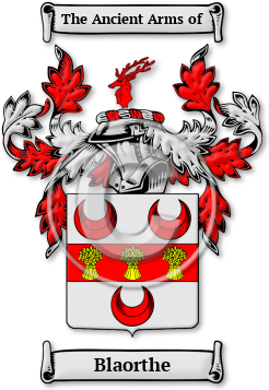 Blaorthe Family Crest Download (jpg) Legacy Series - 150 DPI