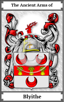 Blyithe Family Crest Download (JPG)  Book Plated - 150 DPI