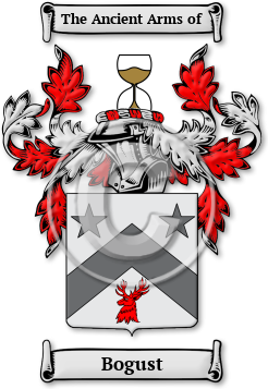 Bogust Family Crest Download (jpg) Legacy Series - 150 DPI