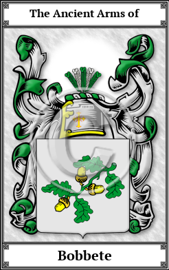 Bobbete Family Crest Download (JPG)  Book Plated - 150 DPI