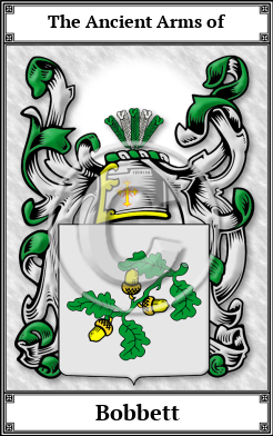 Bobbett Family Crest Download (JPG)  Book Plated - 150 DPI