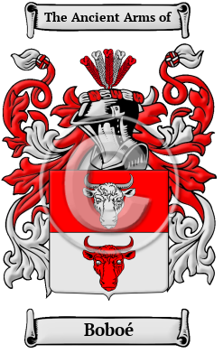 Boboé Family Crest Download (JPG) Heritage Series - 300 DPI