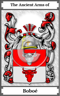 Boboé Family Crest Download (JPG) Book Plated - 600 DPI