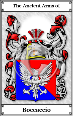 Boccaccio Family Crest Download (JPG) Book Plated - 600 DPI