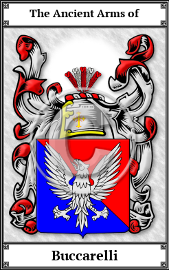 Buccarelli Family Crest Download (JPG)  Book Plated - 150 DPI