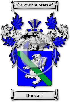 Boccari Family Crest Download (jpg) Legacy Series - 150 DPI