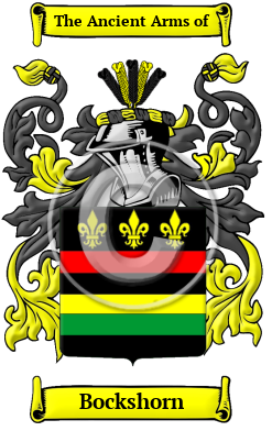Bockshorn Family Crest/Coat of Arms