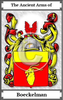Boeckelman Family Crest Download (JPG) Book Plated - 600 DPI