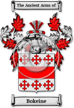 Bokeine Family Crest Download (JPG) Legacy Series - 600 DPI