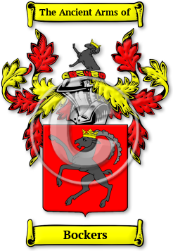 Bockers Family Crest Download (jpg) Legacy Series - 150 DPI