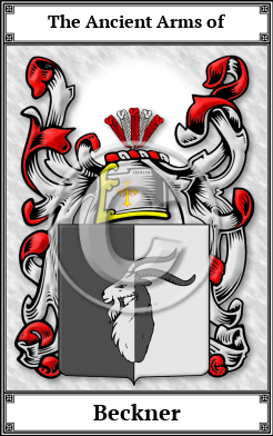 Beckner Family Crest Download (JPG) Book Plated - 600 DPI