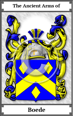 Boede Family Crest Download (JPG)  Book Plated - 150 DPI