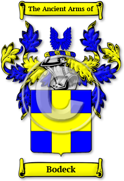 Bodeck Family Crest Download (jpg) Legacy Series - 150 DPI