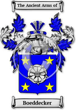 Boeddecker Family Crest Download (JPG) Legacy Series - 600 DPI