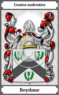 Boydane Family Crest Download (JPG)  Book Plated - 150 DPI