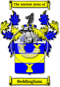 Beddingham Family Crest Download (jpg) Legacy Series - 150 DPI