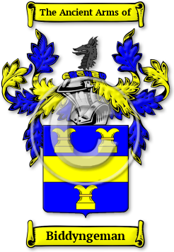 Biddyngeman Family Crest Download (jpg) Legacy Series - 150 DPI