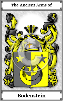 Bodenstein Family Crest Download (JPG)  Book Plated - 150 DPI