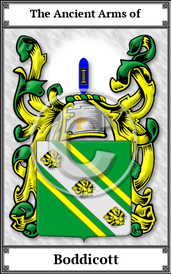 Boddicott Family Crest Download (JPG)  Book Plated - 150 DPI