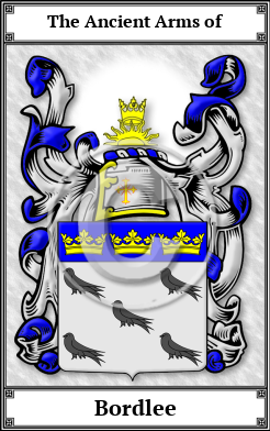 Bordlee Family Crest Download (JPG)  Book Plated - 150 DPI