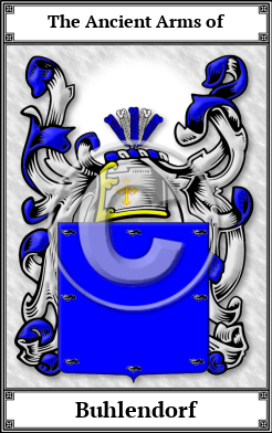 Buhlendorf Family Crest Download (JPG)  Book Plated - 150 DPI