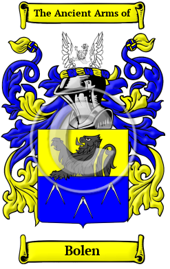 Bolen Family Crest Download (JPG) Heritage Series - 600 DPI