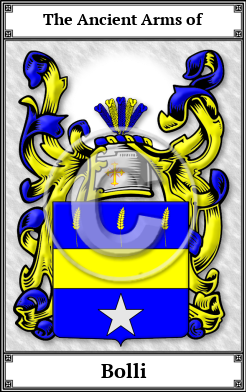Bolli Family Crest Download (JPG)  Book Plated - 150 DPI