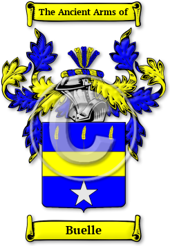 Buelle Family Crest Download (jpg) Legacy Series - 150 DPI