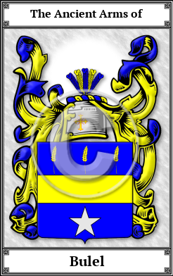 Bulel Family Crest Download (JPG) Book Plated - 600 DPI