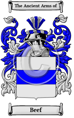 Beef Family Crest Download (JPG) Heritage Series - 600 DPI