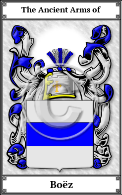 Boëz Family Crest Download (JPG)  Book Plated - 150 DPI