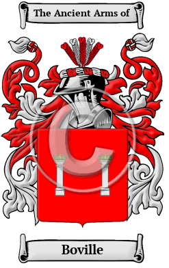 Boville Family Crest Download (JPG) Heritage Series - 600 DPI