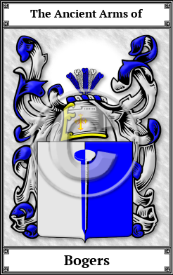 Bogers Family Crest Download (JPG) Book Plated - 600 DPI