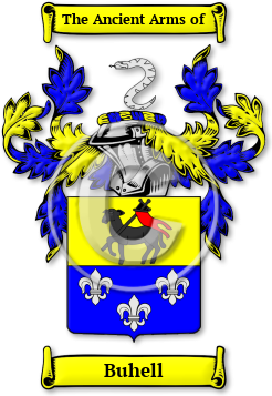 Buhell Family Crest Download (jpg) Legacy Series - 150 DPI