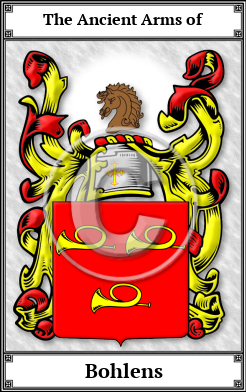 Bohlens Family Crest Download (JPG)  Book Plated - 150 DPI