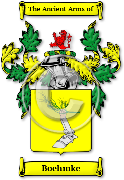 Boehmke Family Crest Download (jpg) Legacy Series - 150 DPI