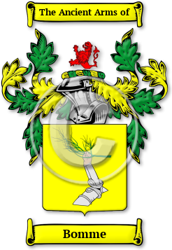 Bomme Family Crest Download (JPG) Legacy Series - 300 DPI
