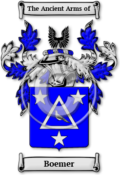 Boemer Family Crest Download (jpg) Legacy Series - 150 DPI
