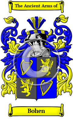 Bohen Family Crest Download (JPG) Heritage Series - 600 DPI