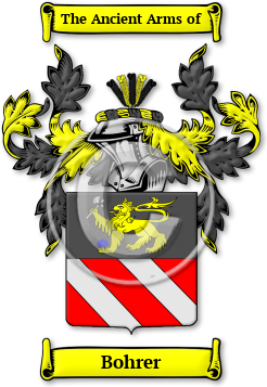 Bohrer Family Crest Download (jpg) Legacy Series - 150 DPI