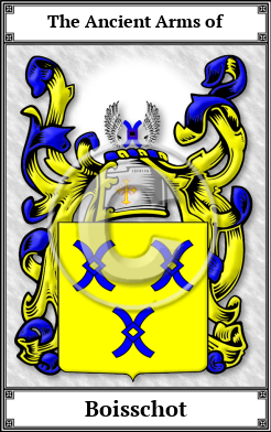 Boisschot Family Crest Download (JPG)  Book Plated - 150 DPI