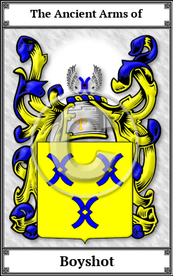 Boyshot Family Crest Download (JPG)  Book Plated - 150 DPI