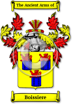 Boissiere Family Crest Download (JPG) Legacy Series - 600 DPI