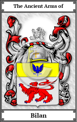Bilan Family Crest Download (JPG)  Book Plated - 150 DPI