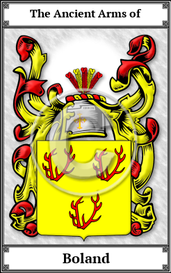 Boland Family Crest Download (JPG)  Book Plated - 150 DPI