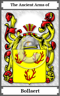 Bollaert Family Crest Download (JPG)  Book Plated - 150 DPI