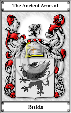 Bolds Family Crest Download (JPG)  Book Plated - 150 DPI