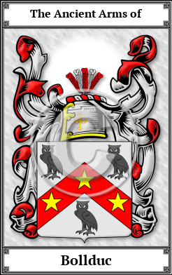 Bollduc Family Crest Download (JPG)  Book Plated - 150 DPI